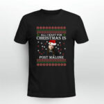 All I Want For Christmas Is Post Malone 4 T Shirt