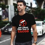 All I Want This Year Is Tacos Christmas Deadpool Santa Hat Xmas Christmas Santa Superhero Hero 3068 T Shirt