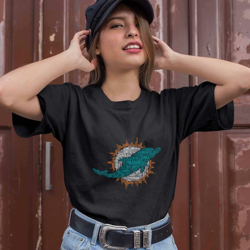 All In One Players Name Miami Dolphins 0 T Shirt
