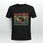 Allegedly Ostrich Retro Flightless Bird Lover Tee 2 T Shirt