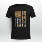 America Flag Busch Light beer 3 T Shirt