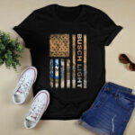 America Flag Busch Light beer 4 T Shirt