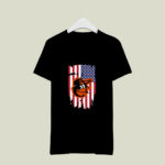 American Flag Baltimore Orioles 2 T Shirt