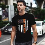 American Flag Best Dad Ever The Auburn Tigers Father 2 T Shirt