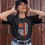 American Flag Best Dad Ever The Cleveland Browns Father 0 T Shirt