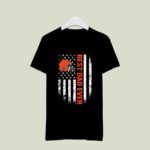 American Flag Best Dad Ever The Cleveland Browns Father 4 T Shirt