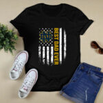 American Flag Best Dad Ever The Notre Dame Fighting Irish Father 4 T Shirt