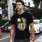 American Flag Best Dad Ever The Pittsburgh Steelers Father 1 T Shirt
