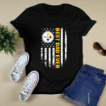 American Flag Best Dad Ever The Pittsburgh Steelers Father 7 T Shirt