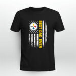 American Flag Best Dad Ever The Pittsburgh Steelers Father 8 T Shirt