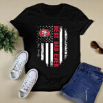 American Flag Best Dad Ever The San Francisco 49ers Father 2 T Shirt