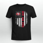 American Flag Best Dad Ever The San Francisco 49ers Father 3 T Shirt