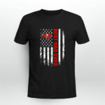 American Flag Best Dad Ever The Tampa Bay Buccaneers Father 3 T Shirt