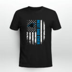 American Flag Best Dad Ever the Carolina Panthers Father 3 T Shirt
