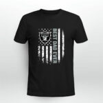 American Flag Best Dad Ever the Las Vegas Football Father 3 T Shirt