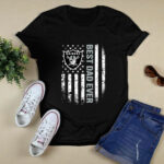 American Flag Best Dad Ever the Las Vegas Football Father 4 T Shirt
