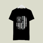 American Flag Best Dad Ever the Oakland Raiders Father 2 T Shirt