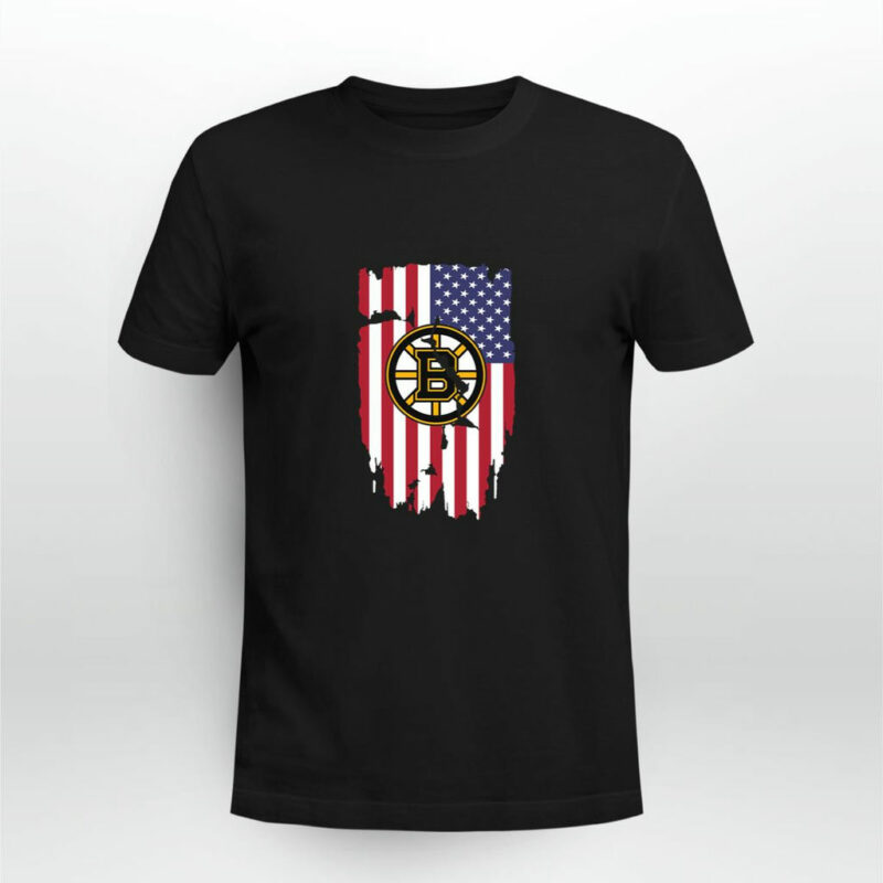 American Flag Boston Bruins 4Th Of July 0 T Shirt