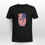 American Flag Carolina Hurricanes 4th of July 0 T Shirt