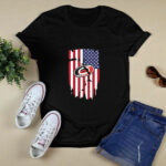 American Flag Carolina Hurricanes 4th of July 4 T Shirt