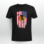 American Flag Chicago Blackhawks 4th of July 0 T Shirt