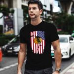 American Flag Chicago Blackhawks 4th of July 2 T Shirt