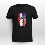 American Flag Denver Broncos 4th of July 3 T Shirt