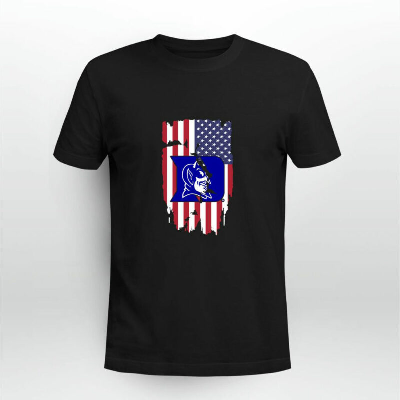 American Flag Duke Blue Devils 4Th Of July 0 T Shirt