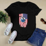 American Flag Edmonton Oilers 4th of July 4 T Shirt