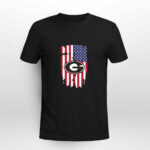 American Flag Georgia Bulldogs 4th of July 0 T Shirt