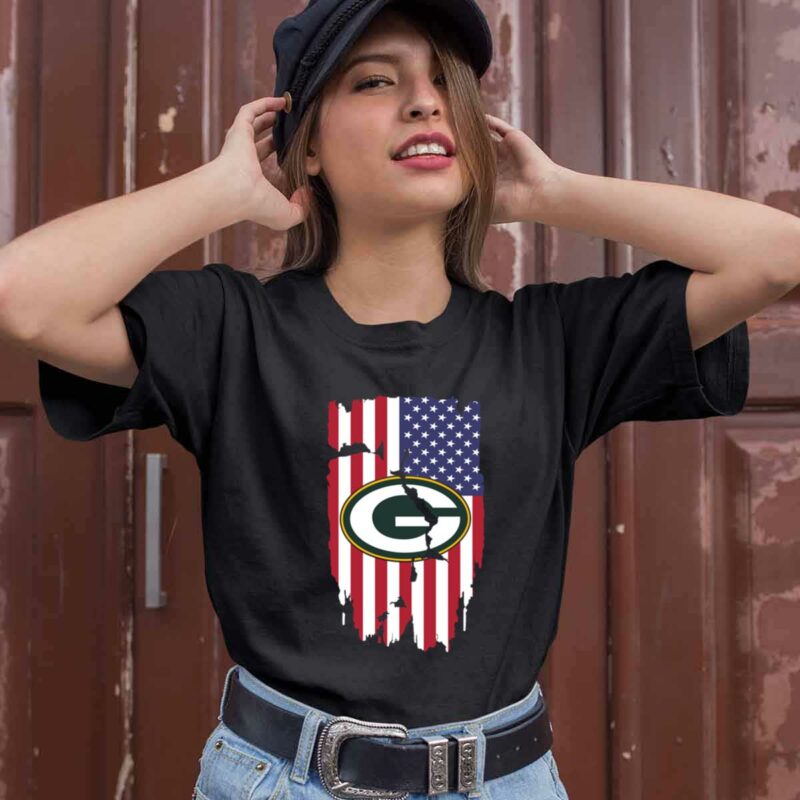 American Flag Green Bay Packers 4Th Of July 0 T Shirt