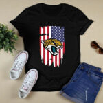 American Flag Jacksonville Jaguars 4th of July 4 T Shirt