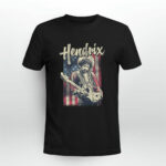 American Flag Jimi Hendrix 2 T Shirt