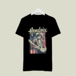 American Flag Jimi Hendrix 4 T Shirt