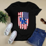American Flag Kentucky Wildcats 4th of July 4 T Shirt