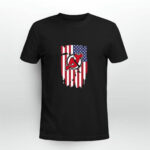 American Flag New Jersey Devils 4th of July 0 T Shirt