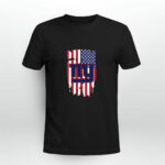 American Flag New York Giants 4th of July 4 T Shirt