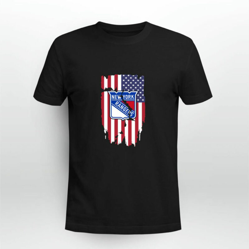 American Flag New York Rangers 4Th Of July 0 T Shirt