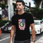 American Flag Oakland Athletics 1 T Shirt