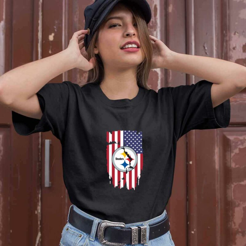 American Flag Pittsburgh Steelers 4Th Of July 0 T Shirt