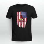 American Flag St Louis Cardinals 3 T Shirt