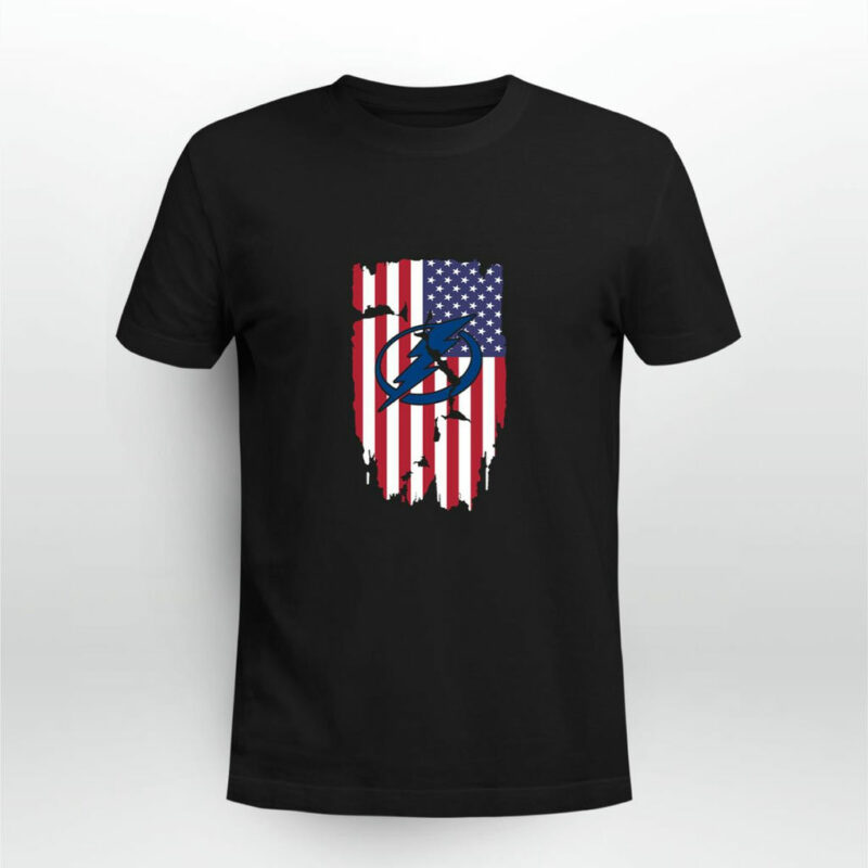 American Flag Tampa Bay Lightning 4Th Of July 0 T Shirt