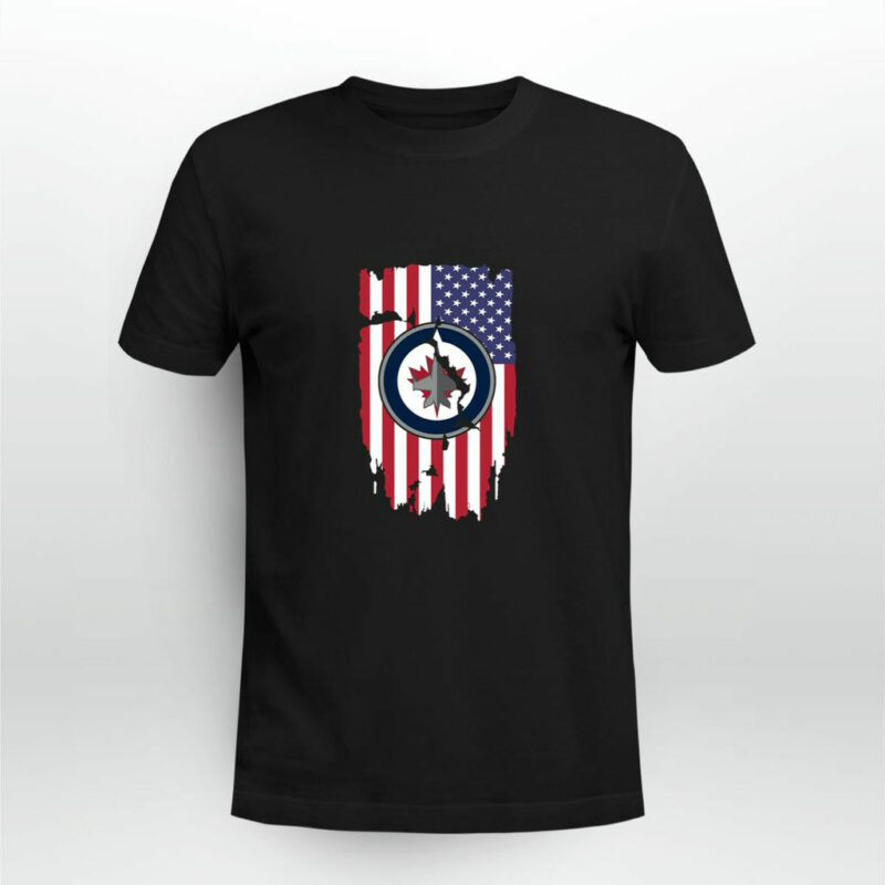 American Flag Winnipeg Jets 4Th Of July 0 T Shirt