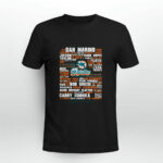 American Football All Players Team Miami Dolphins 4 T Shirt