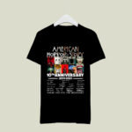 American Horror Story 10Th Anniversary Members Signature and Thank You for the Memories 2 T Shirt