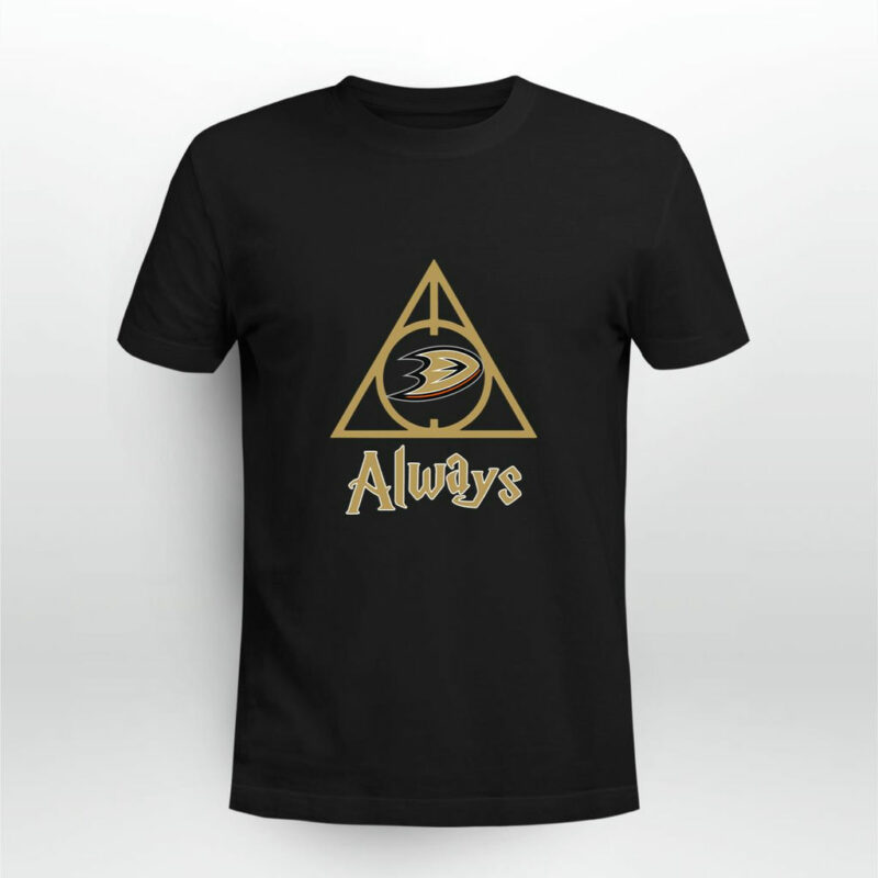 Anaheim Ducks Always Harry Potter Deathly Hallows 0 T Shirt