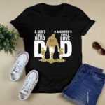 Anaheim Ducks Dad sons first hero daughters first love 4 T Shirt