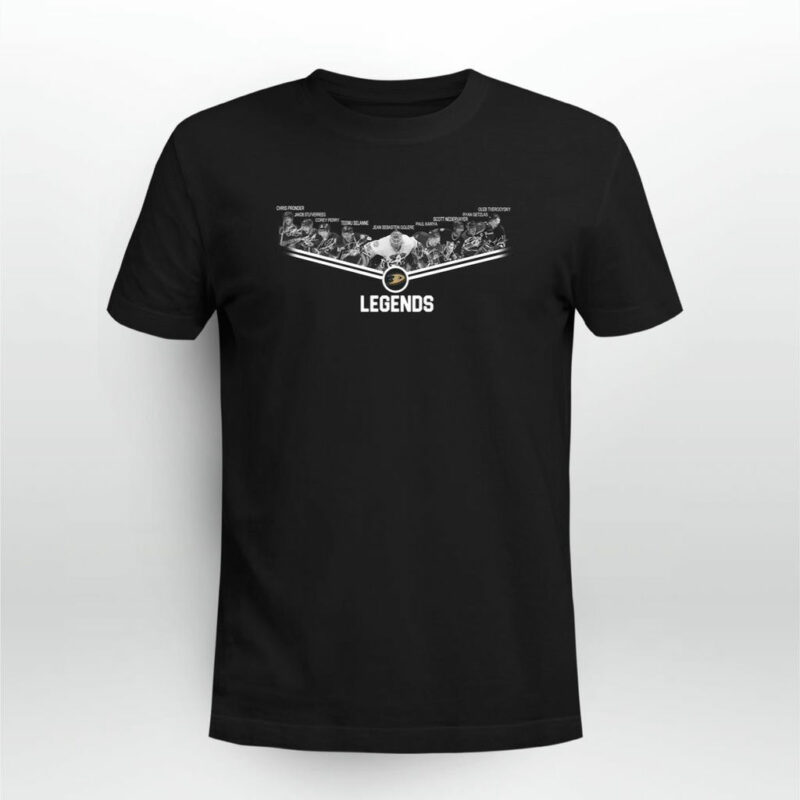 Anaheim Ducks Players Legends Signature 0 T Shirt