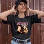 Angelina Jolie Black 1 T Shirt