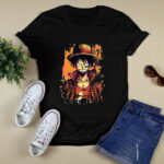 Anime One Piece Character Monkey D Luffy 4 T Shirt